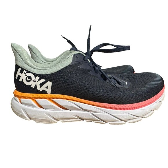 HOKA One One Shoes Womens 9D Clifton 7 Wide 1110535 - Picture 1 of 10
